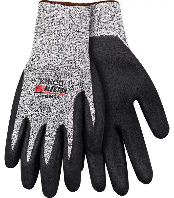 Kinco CutFlector™ Knit Shell & Sandy Foam Nitrile Palm Gloves