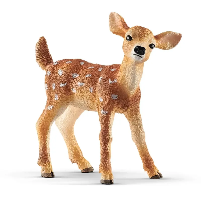 Schleich White-Tailed Fawn Deer Toy Figurine 14820