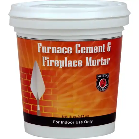Meeco Furnace Cement and Fireplace Mortar - Quart