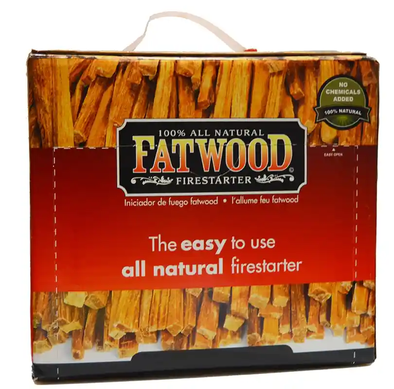 Fatwood Natural Pine Firestarter Sticks 10lb Box