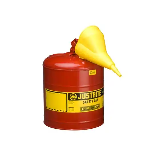 Justrite Type 1 Safety Metal 5 Gallon Gas Can