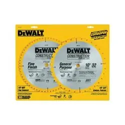 Dewalt Construction 10" Blades Combo Pack DW3106P5