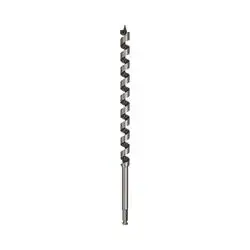 DeWALT DW1683 Auger Bit Auger Bit, Hollow Center Flute, 12 in L Flute, Ball Groove Shank, 7/16 in Dia Shank