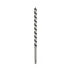 DeWALT DW1692 Auger Bit Auger Bit, Hollow Center Flute, 12 in L Flute, Ball Groove Shank, 7/16 in Dia Shank