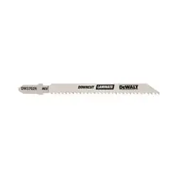 Dewalt 4" 10 TPI T-Shank Laminate Down Wood Cutting Jig Saw Blade DW3762H