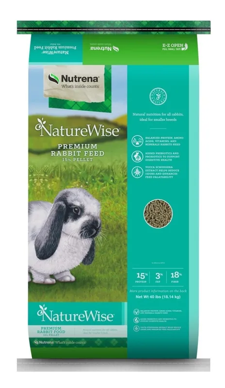 NatureWise 15% Premium Rabbit Pellets 40lb