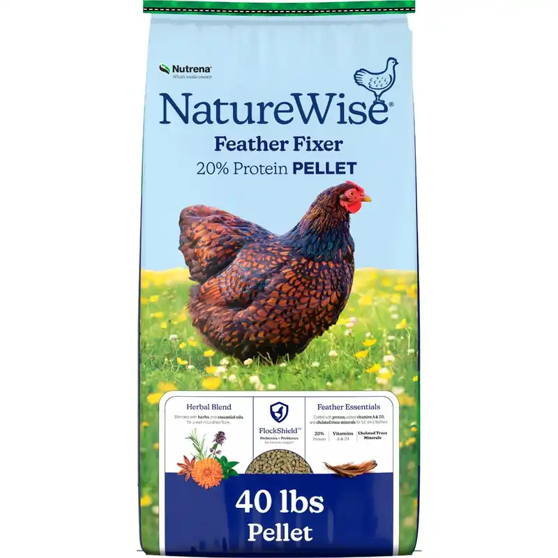 Nutrena® NatureWise® Feather Fixer® 20% Protein Pellet, 40 lb Bag