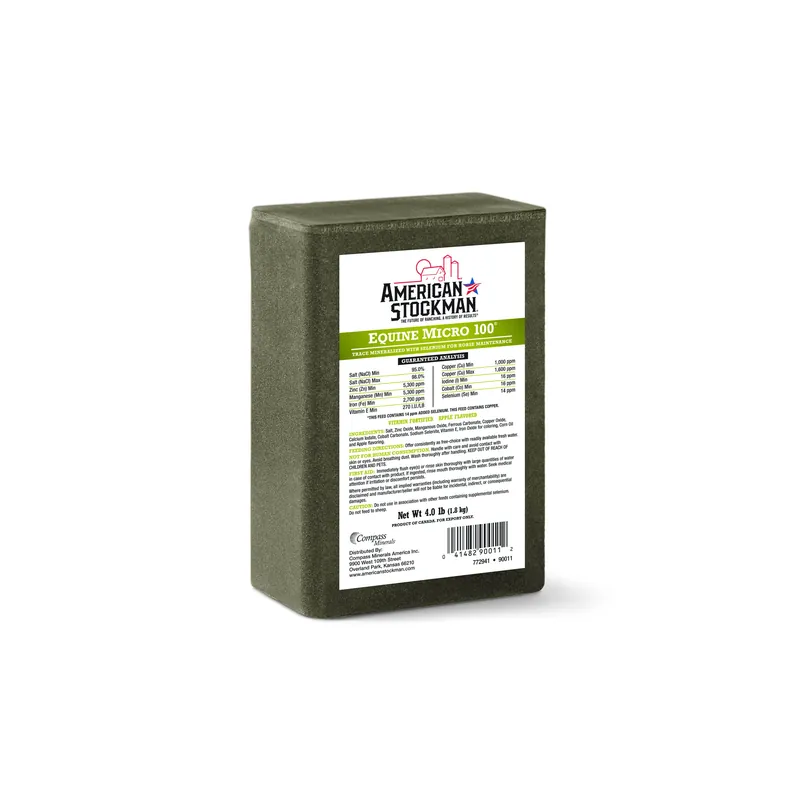 American Stockman Equine Micro 100 Horse Brick