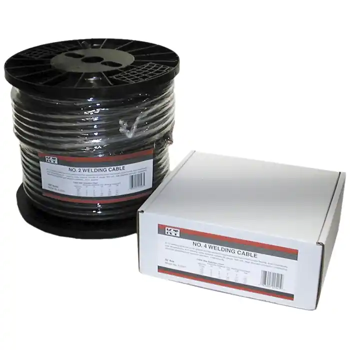 K-T Industries No. 4 Welding Cable 125‘ Spool 2-2542