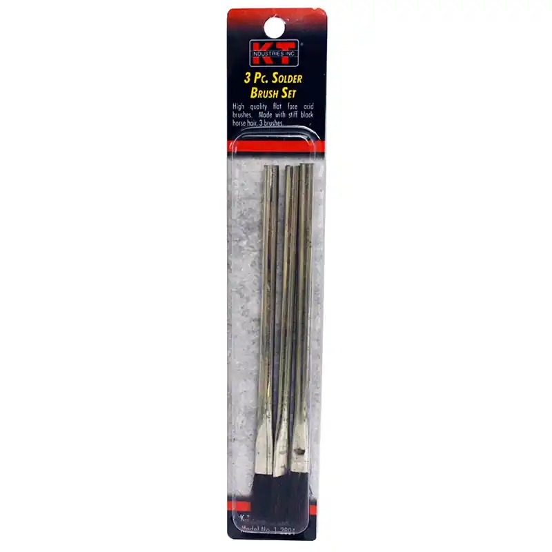 K-T Industries Solder Brushes Carded 1-2804 - 3 Pack