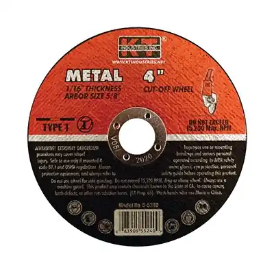 K-T Industries 4 X 1/16 X 5/8 Cutting Wheel 5-5240
