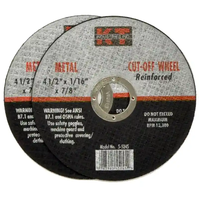 K-T Industries 4-1/2 X 1/16 X 7/8 Cutting Wheel 5-5245