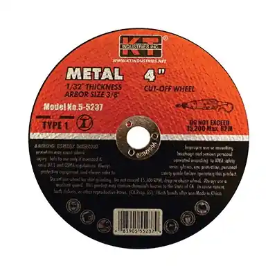 K-T Industries 4 X 1/32 X 3/8 Cutting Wheel 5-5237