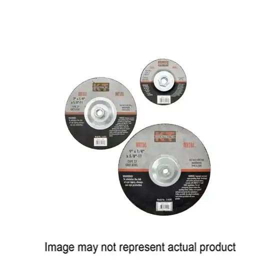 K-T Industries 7 X 1/4 X 5/8-11 Metal Grinding Wheel 5-4470