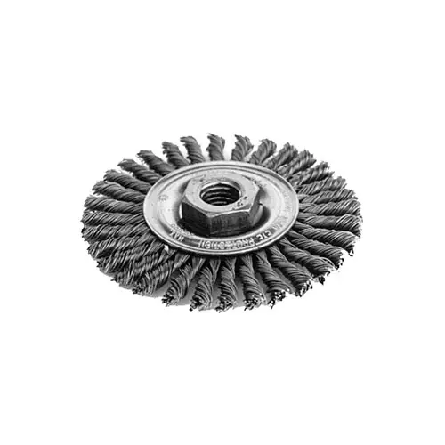 K-T Industries 4" Knot Wheel Narrow 5/8-11 5-3345