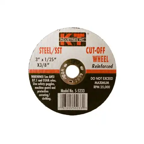 K-T Industries 3 X .040 X 3/8 Cutting Wheel 5-5233