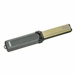 Smith‘S DCS4 Coarse and Fine Diamond Combination Sharpening Stone, 4 in L X 1 in W, Diamond Bench Stone