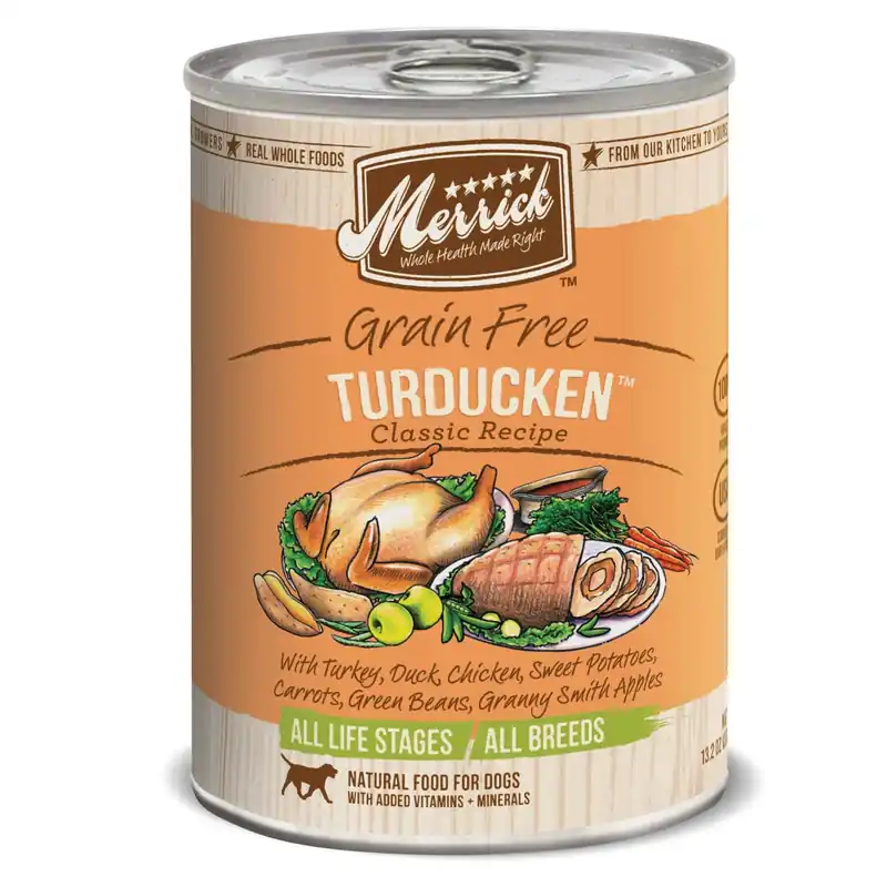 Merrick Grain Free Turducken Classic Recipe Wet Dog Food 12.7oz