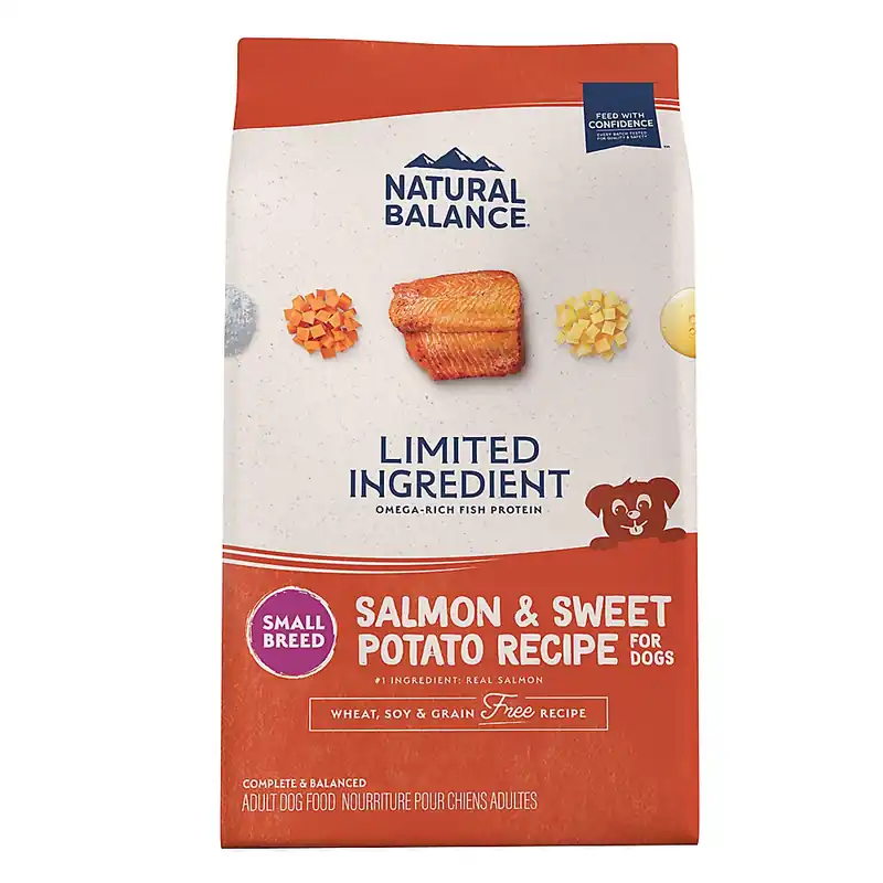 Natural Balance Limited Ingredient Diets Sweet Potato & Fish Small Breed Bites Dry Dog Food 4lb