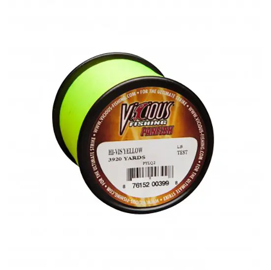 Vicious Panfish 8lb Lo-Vis Fishing Line 1700 Yard Spool