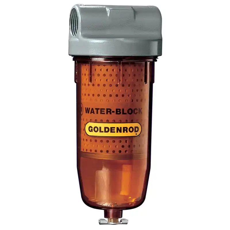 Goldenrod 496 Water Block Fuel Tank Filter 25gpm 150psi 1-in NPT
