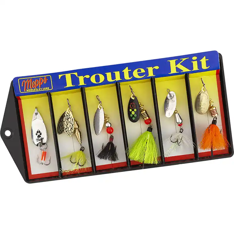 Mepps Plain and Dressed Lure Assortment Trouter Kit