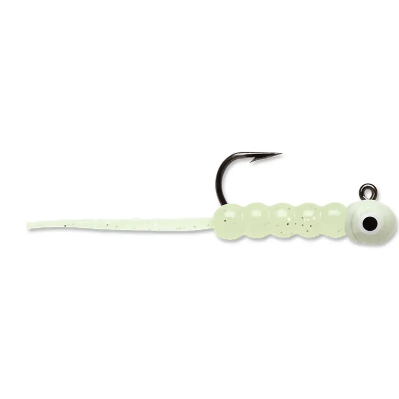 Rapala Wax Tail Jig 1/50oz Glow Fishing Lure 2 Pack