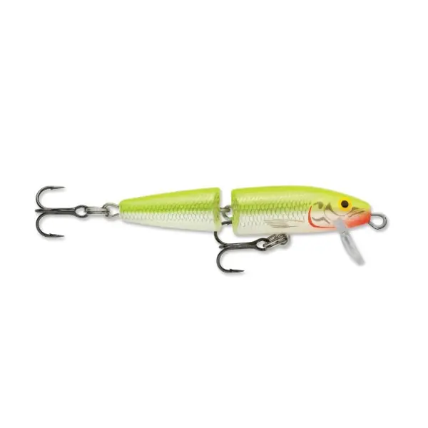 Rapala Jointed 05 Silver/Fluorescent Chartreuse Fishing Lure