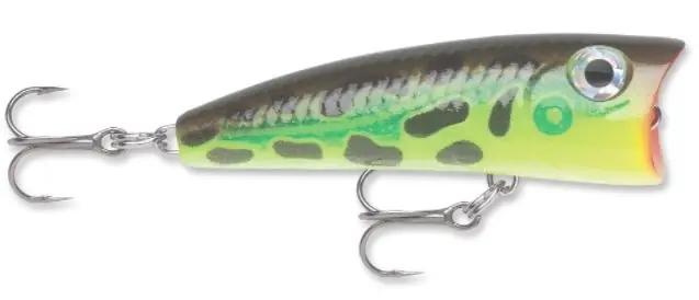 Rapala Ultra Light Pop 04 Lime Frog Fishing Lure