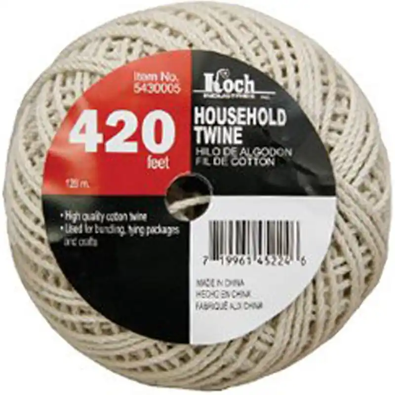 Koch Industries White HeavyTwisted Household Twine 420ft