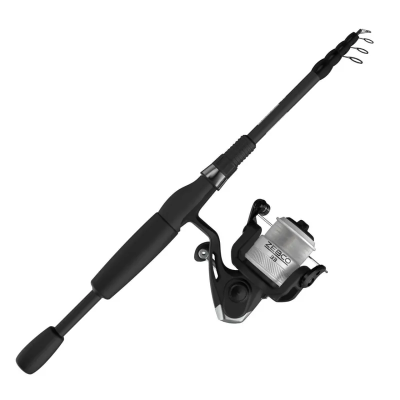 Zebco 33 6‘0" Medium Telescopic Spinning Fishing Combo