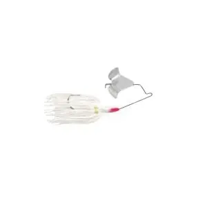 Strike King Buzzbait 1/4 oz White w/Red Shadow Head