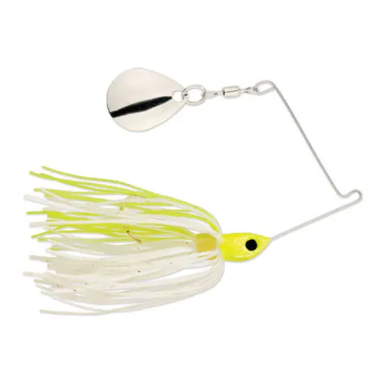 Strike King Micro-King 1/16 oz Spinner Bait Chartreuse Head w/Chartreuse/White Skirt