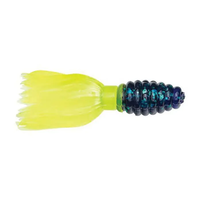 Mr. Crappie Crappie Thunder 1-3/4" Junebug/Chartreuse Lure 15 Pack