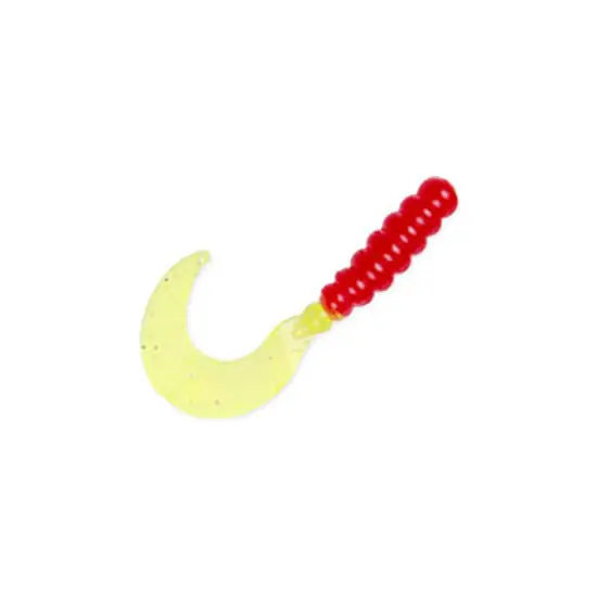 Mr. Crappie Joker 2" Red/Chartreuse Sparkle Lure 15 Pack
