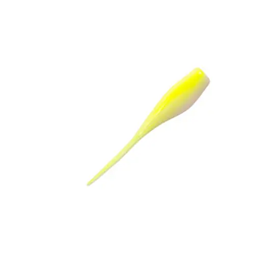 Mr. Crappie Lightning Shad 2" Refrigerator White Lure 15 Pack