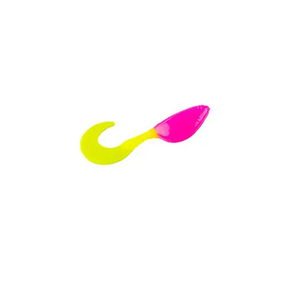 Mr. Crappie ShadPole CurlyTail 2" Hot Chicken Lure 15 Pack