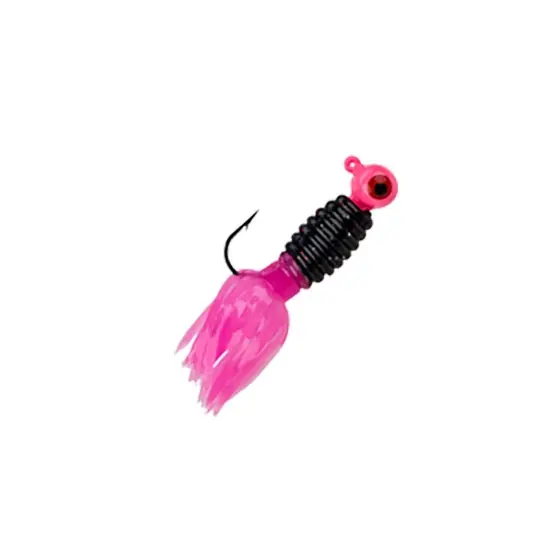 Mr. Crappie Sausage Head 1/16 oz Pink Tuxedo Lure