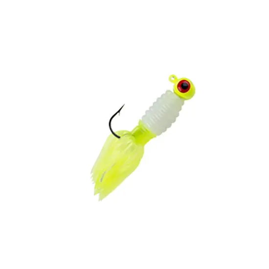 Mr. Crappie Sausage Head 1/8 oz Refrigerator White Lure