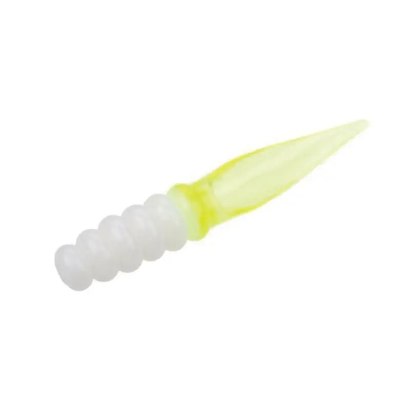 Mr. Crappie Slab Slanger 2-1/4" Refrigerator White Lure 15 Pack