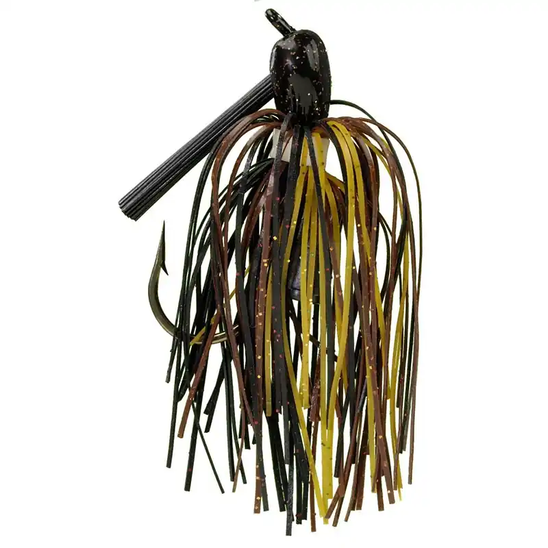 Strike King Ratlin Pro-Model Jig 3/8 oz Black/Brown/Amber Lure