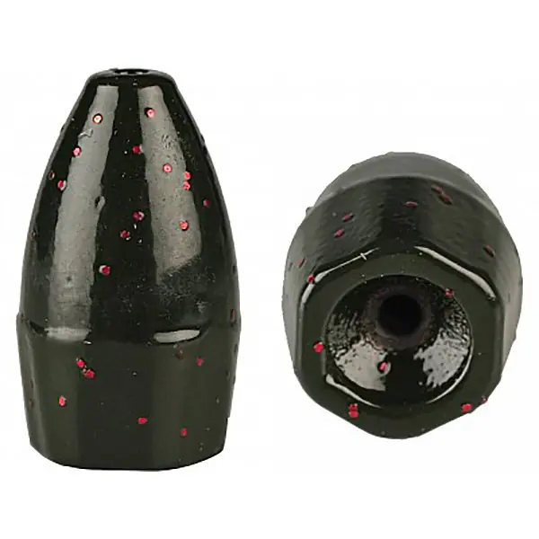 Strike King Tour Grade Tungsten 3/8oz Watermelon Red Fishing Weights 3 Pack