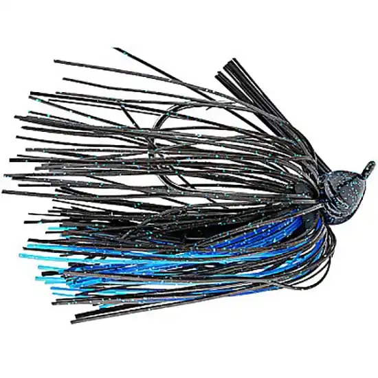 Strike King Premier Pro-Model Jig 1/2 oz Bleeding Black Blue Accent Lure