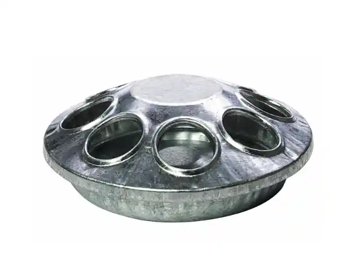 Little Giant 6" Round Metal Chick Feeder