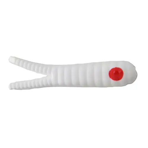 Johnson Beetle Spin Nickel Blade 1/8oz White/Red Dot Bait 3-Pack