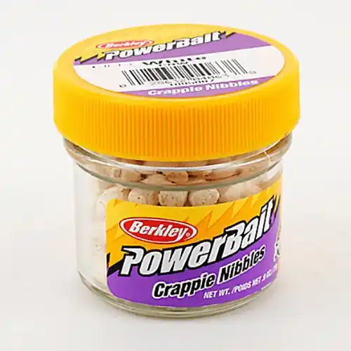 Berkley PowerBait Crappie Nibbles Bait White