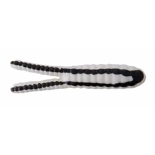 Johnson Beetle Spin Nickel Blade 1/16oz White/Black Stripes Bait 3-Pack