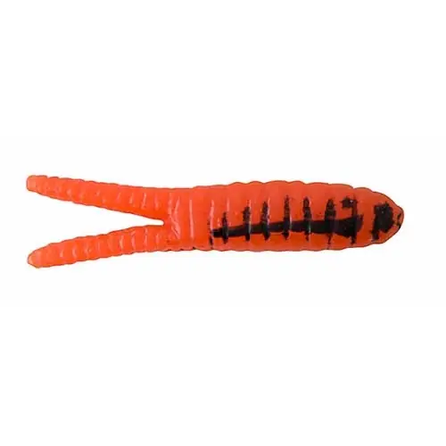 Johnson Beetle Spin Nickel Blade 1/16oz Fire Orange Bait 3-Pack