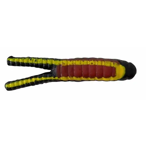 Johnson Beetle Spin Nickel Blade 1/8oz Black/Yellow Stripe/Red Belly Bait 3-Pack
