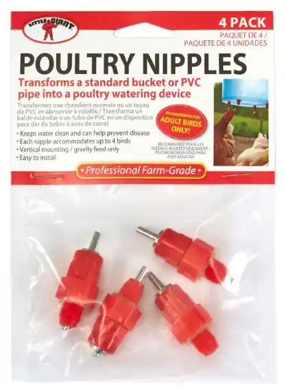 Little Giant Poultry Nipple (4-Pack)